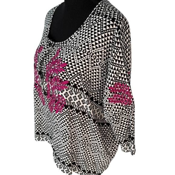 MAEVE Anthropologie Southwestern-Inspired Top, Size Small - Picture 5 of 8